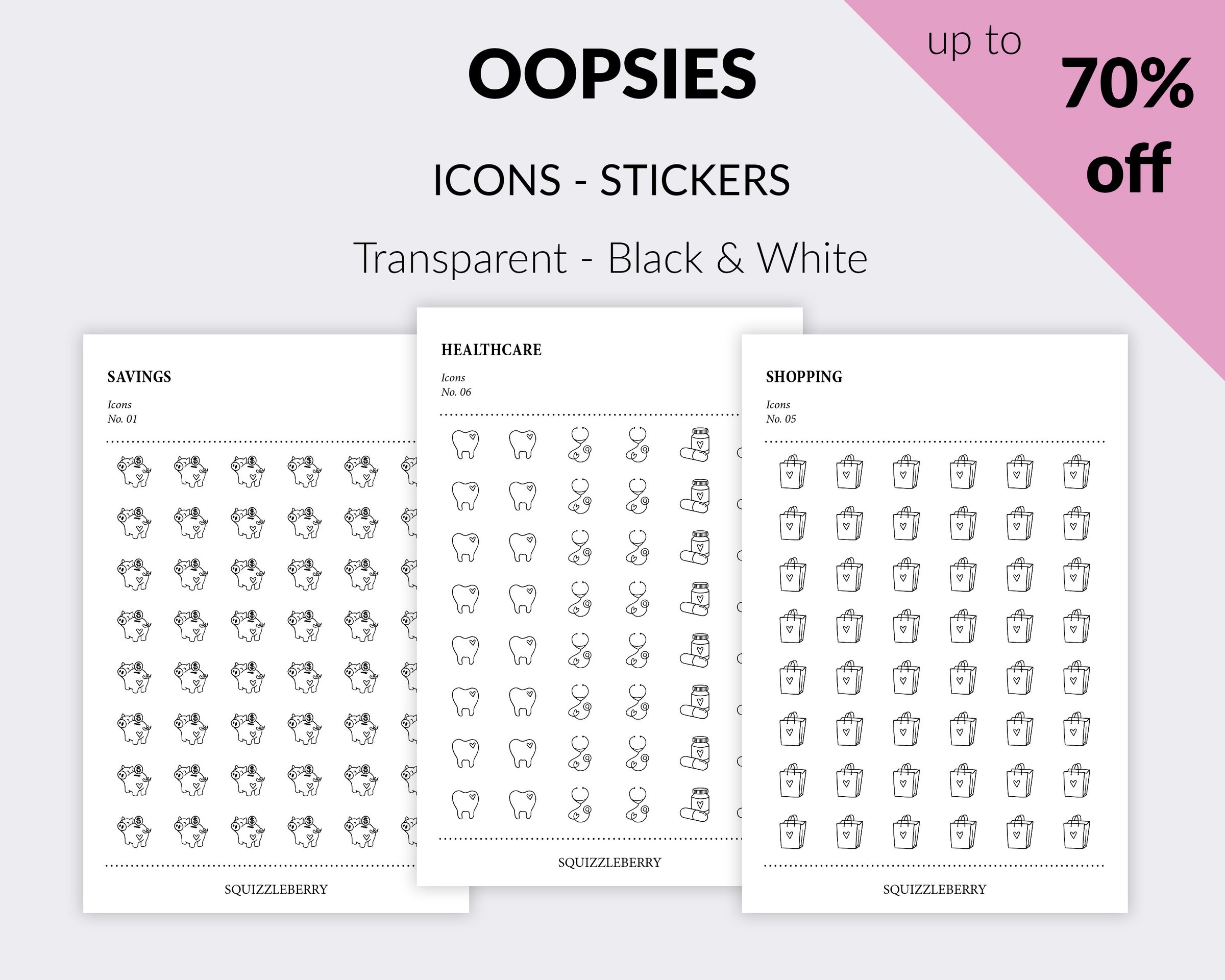 OOPSIE - ICONS - Stickers