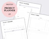 project planner minimal inserts a5
