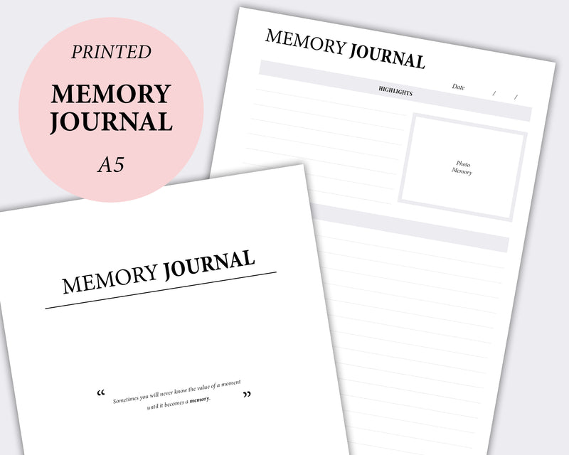 Memory Journal - A5 | SquizzleBerry