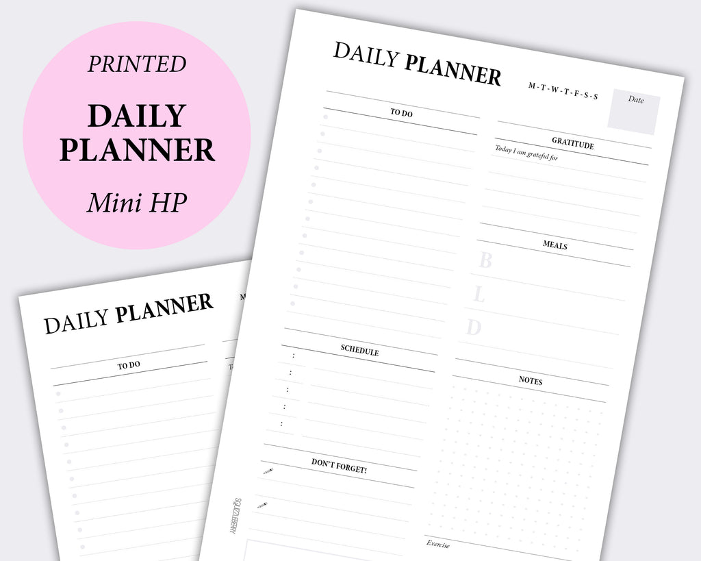 Daily Planner - Mini HP – SquizzleBerry