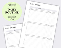 weekly routine planner habit tracker