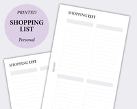 Shopping List - Personal | SquizzleBerry