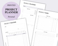 minimal project planner inserts in personal size