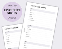 Favourite Shops - Personal | SquizzleBerry