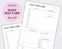 mini happy planner daily self care planner