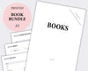 book reading planner bundle in minimalist style | squizzleberry
