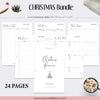 christmas planner bundle minimalist personal wide