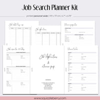 Job Search Planner Kit - Personal Wide | SquizzleBerry
