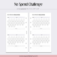 No Spend Challenge - Personal | SquizzleBerry