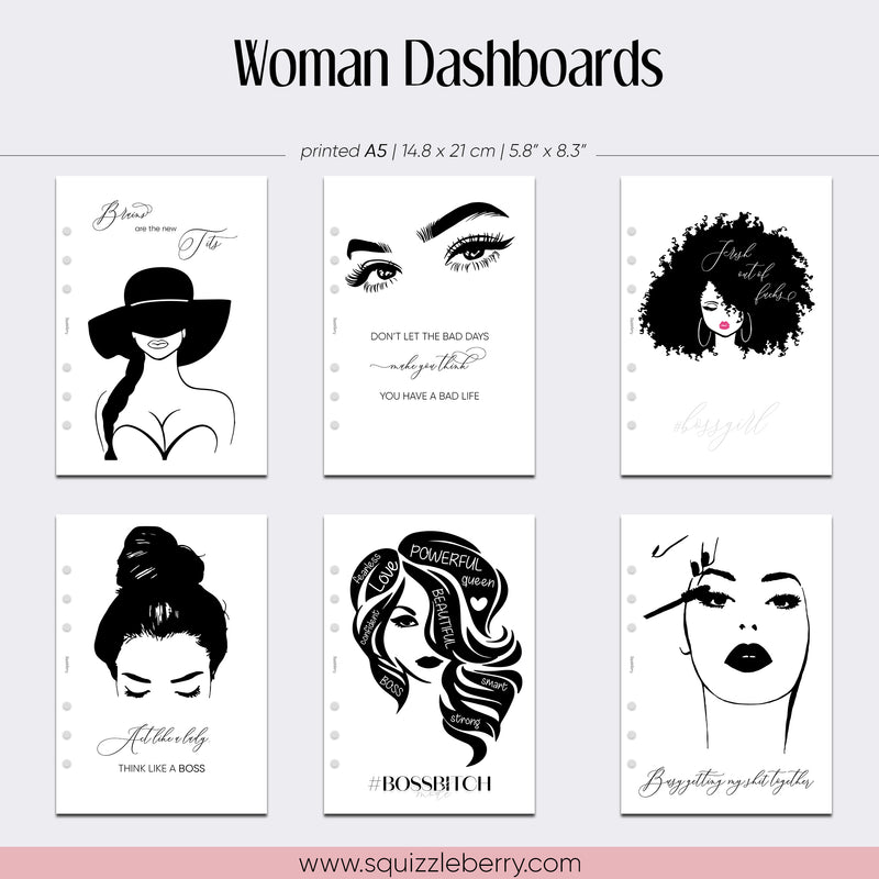 Woman Dashboard - A5 | SquizzleBerry