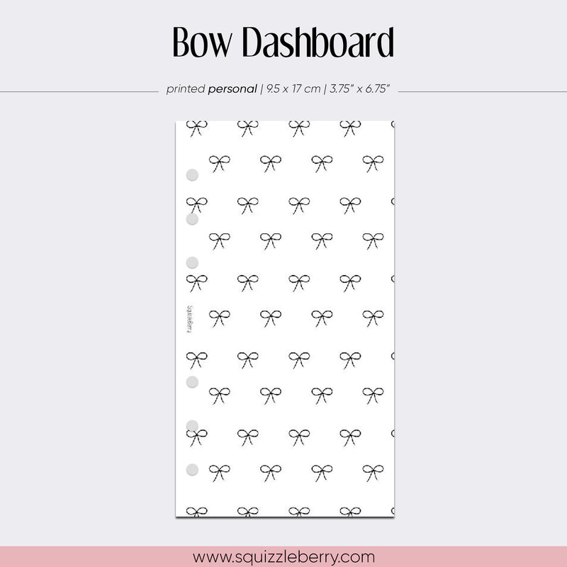 vellum bow dashboard personal size