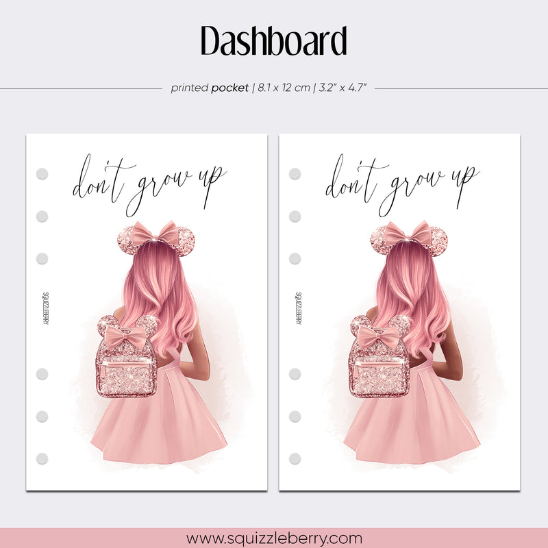 Don't Grow Up Dashboard - Pocket | SquizzleBerry