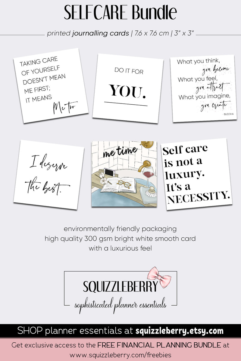 Self Care Bundle - A5 | SquizzleBerry
