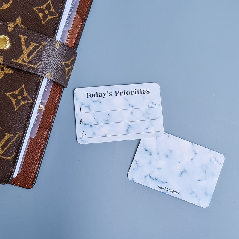 Today's Priorities - Pocket Card | SquizzleBerry